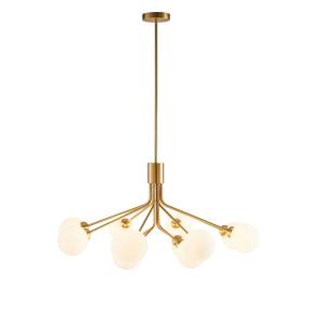 Lámpara de techo metal y vidrio  43 cm