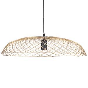 Lámpara de techo metálica dorada D.50