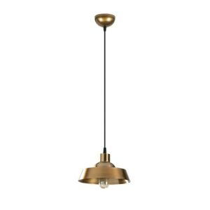 Lámpara de techo minimalista dorado de metal