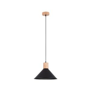 Lámpara de techo negro acero alt. 120