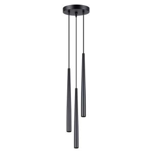 Lámpara de techo negro acero alt.  20 cm