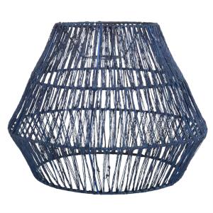 Lámpara de techo no electrificada de fibra vegetal azul D.4…