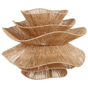 Lámpara de techo no electrificada de yute