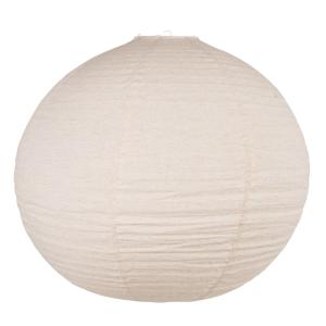 Lámpara de techo no electrificada esférica de lino beige cr…
