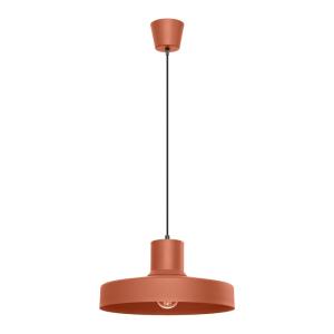 Lámpara de techo ocre rojo acero
