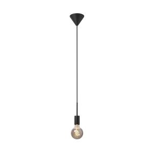 Lámpara de techo pendel negro para bombillas vintage