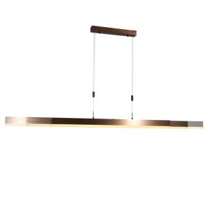 Lámpara de techo regulable bronce oscuro led regulable