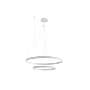 Lámpara de techo rio 2 55/78 blanco led 3000k