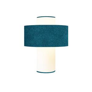Lámpara emilio azul terciopelo d35 cm