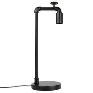 Lámpara industrial de tubo de metal azul