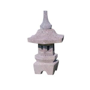 Lámpara japonesa toro jardín zen de piedra de lava 50 cm