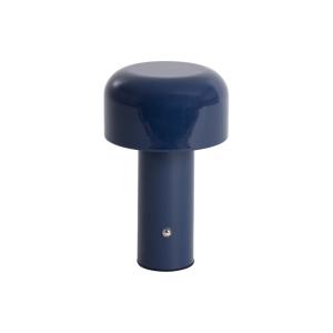 Lámpara led de metal para mesa interior, 13cm, azul