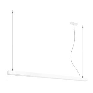 Lámpara lineal en aluminio, blanco l: 150cm