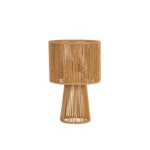 Lámpara mesa cuerda de papel