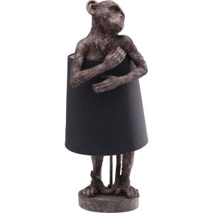 Lámpara mesa monkey marrón negro