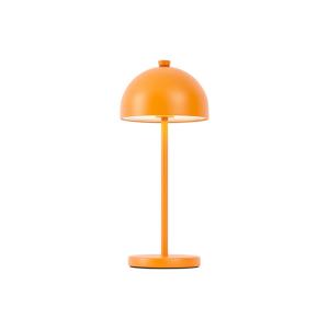 Lámpara mesa naranja LED IP54 recargable