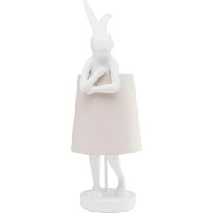 Lámpara mesa rabbit blanco 68cm