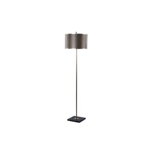 Lámpara negro de metal 40.5x40.5x164cm