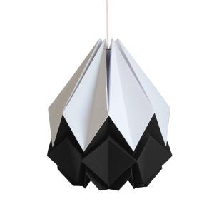 Lámpara para colgar de papel bicolor de origami - Talla XL
