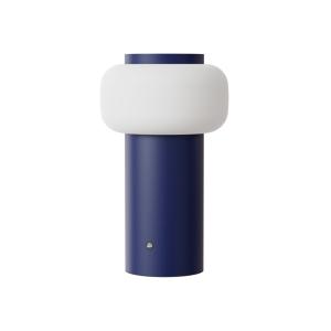 Lámpara portátil LED MIMO regulable azul 22,5 cm