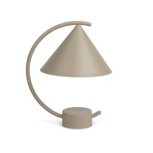 Lámpara sobremesa metal marrón