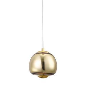 Lámpara techo diseño esfera dorado ø15 g9