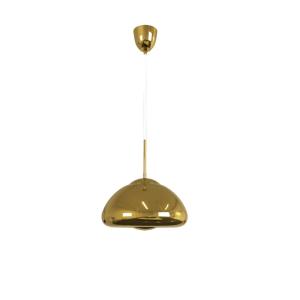 Lámpara techo diseño semiesfera dorado ø30 e27