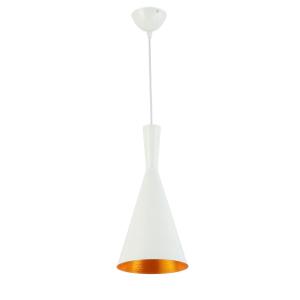 Lámpara techo industrial cúpula aluminio blanco e27