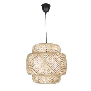 Lámpara techo mimbre artesanal ø45 cm e27