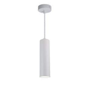 Lámpara techo minimalista aluminio blanco ø20 cm gu10