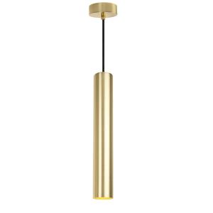 Lámpara techo minimalista aluminio dorado ø40 cm gu10