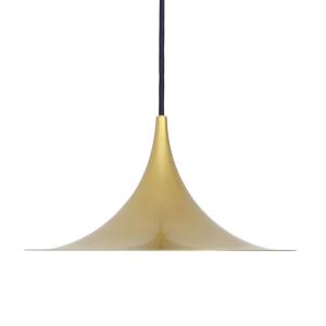 Lámpara techo nórdica aluminio dorado e14 cable 3.8 m