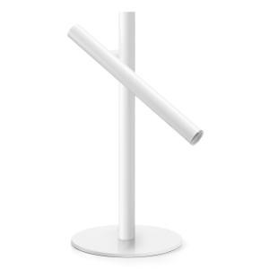 Lámpara tubo led metal, blanco h:45cm