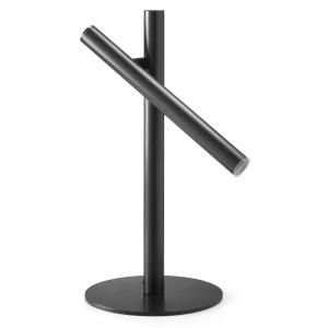Lámpara tubo led metal, negro h:45cm
