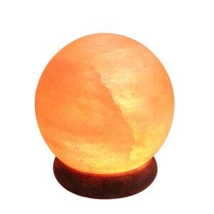 Lámpara USB de cristal de sal del Himalaya esfera 