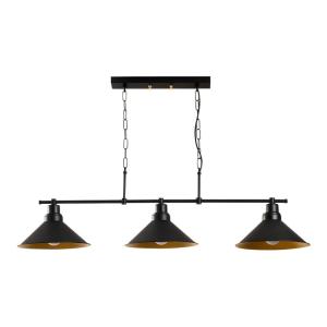 Lámparas colgantes y de araña metal negro