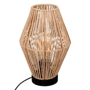Lámpra de hierro en beige ø19x32