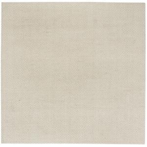 Lana bohemio marfil alfombra 120 x 120