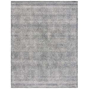 Lana bohemio marfil/carbón alfombra 185 x 275