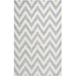 Lana moderno azul/neutral alfombra 120 x 180