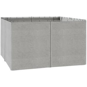 Laterales para carpa 352x205 cm gris claro