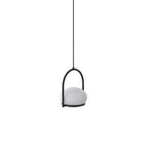 LEDS·C4 Coco Single - Lámpara Colgante de Techo E14 Negro