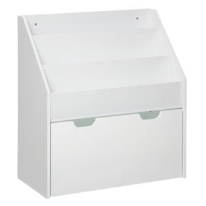 Librería infantil de mdf blanco 62,7x30x70cm