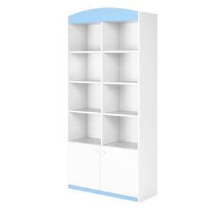 Librería infantil doble - azul