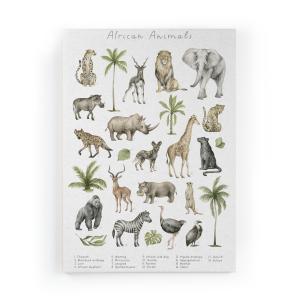 Lienzo 60x40 impresión Animales Africano