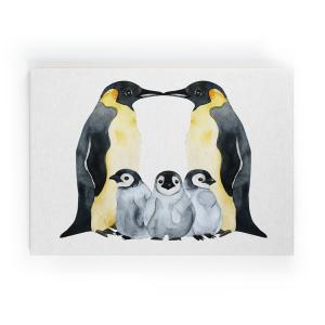 Lienzo 60x40 impresión Familia Pinguinos