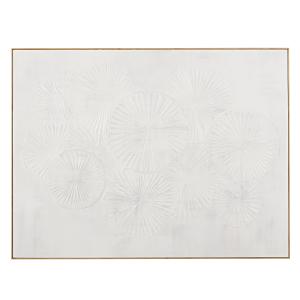 Lienzo abstracto blanco 90 x 120