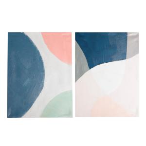 Lienzo, de lienzo, en color multicolor, de 60x4x80cm