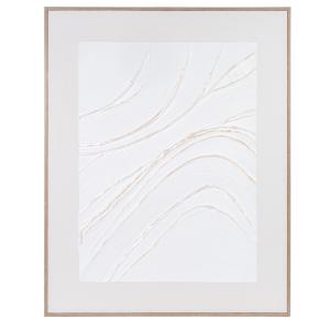 Lienzo pintado en blanco de 64x80 cm