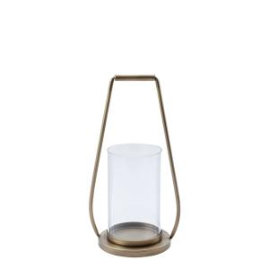 Linterna de metal dorado H39